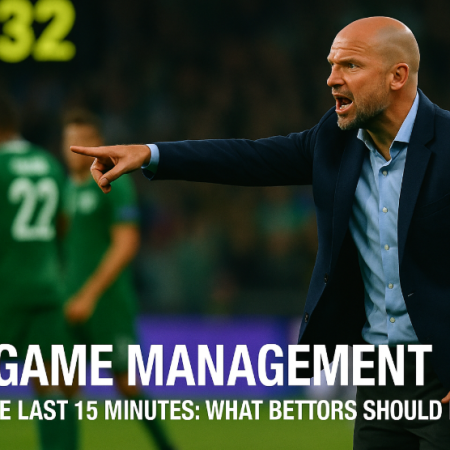 Game Management in the Last 15 Minutes: What Bettors Should Know